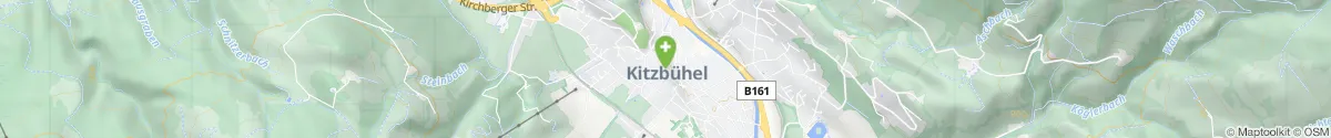 Kartendarstellung des Standorts für Stadtapotheke Kitzbühel in 6370 Kitzbühel